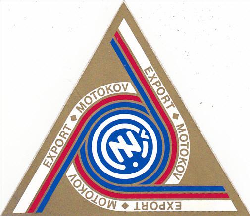 EXPORT TEAM MOTOKOV AUTO MANUFACTURING LABEL CZECHOSLOVAKIA