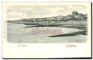 Old Postcard The Beach Brighton
