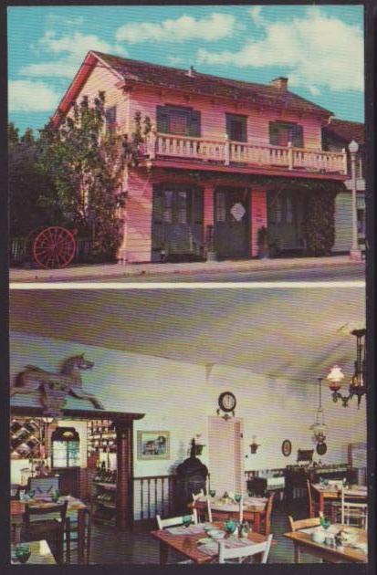 La Casa Rosa San Juan Bautista CA Postcard 4680