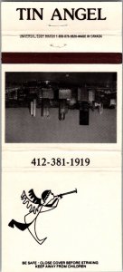 Vintage Matchbook Cover Tin Angel Restaurant Pittsburgh, Pennsylvania MB172