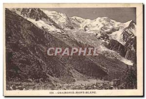 Old Postcard Chamonix