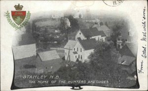 Stanley NB New Brunswick Birdseye Home of Hunters Guides c1905 Postcard