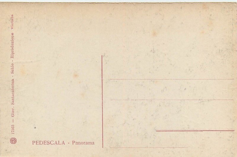 Italy  Veneto Pedescala Panorama c.1910 