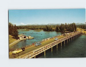 Postcard Fishing Bridge, Yellowstone Lake, Yellowstone National Park, Wyoming