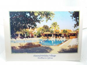 Almond Holiday Village Kyrenia Northern Cyprus Large Vintage Postcard