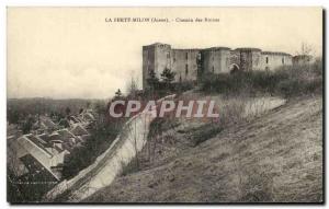 Old Postcard La Ferte Milon Chemin Des Ruins