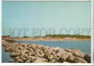 441199 Denmark 1980 year Seaside resort advertising RPPC to Germany