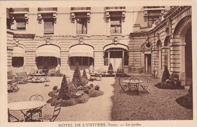 France Tours Hotel De L'Univers Le Jardin