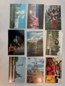 27 DISNEY WORLD ORLANDO 1950s-1970s Vintage Postcards Lot FREE SHIPPING