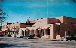 NM, Santa Fe, New Mexico, First National Bank, 1950s Cars, Petley Studios, 12921