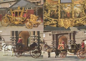 The Royal Mews Buckingham Palace Barouche State Landeu 4x Postcard s