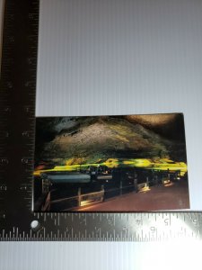 Vintage Postcard Lost Sea Lake Caverns Tennessee Sweetwater 1984 glass boat  482