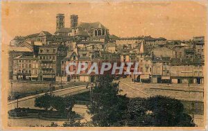 Old Postcard Verdun and Place Panoramic Bedside