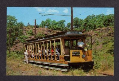 CT New Haven Trolley Train Car CONNECTICUT Postcard