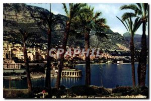 Modern Postcard Monte Carlo Casino the Tir aux Pigeons seen the Rock of Monaco