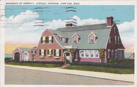 Residence Of Loseph C Lincoln Chatham Cape Cod Massachusetts 1938