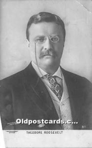 Rotograph Series President Theodore Roosevelt Unused crease right top corner