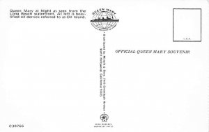 Queen Mary at Night Long Beach CA