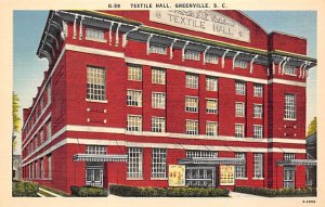 Textile Hall Greenville, South Carolina