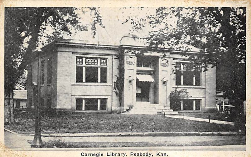 Carnegie library Peabody Kansas  