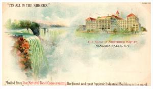 New York Niagara Falls 1898 The Home of Shredded Wheat, The Natural Food Cons...