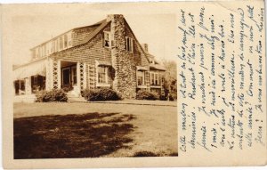 PC REAL PHOTO NORFOLK 1915 HOUSE CT US (a28882)