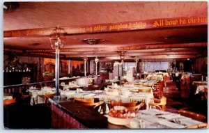 Postcard - Centennial Room, Dining At Win Schuler's - Marshall, Michigan