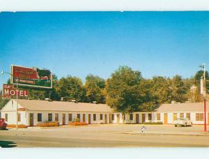 Unused 1950's OLD CARS & OK MOTEL Elko Nevada NV s4324