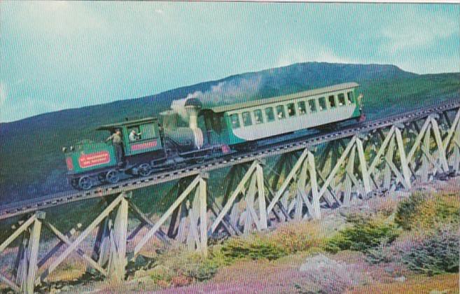 Mount Washington Cog Railway On Jacob's Ladder White Mountains New Hamps...