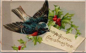 Vintage A Joyful Christmas Tide Trade Card PB23
