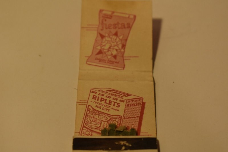 Krun-chee Pop Corn Advertising 20 Strike Matchbook Cover