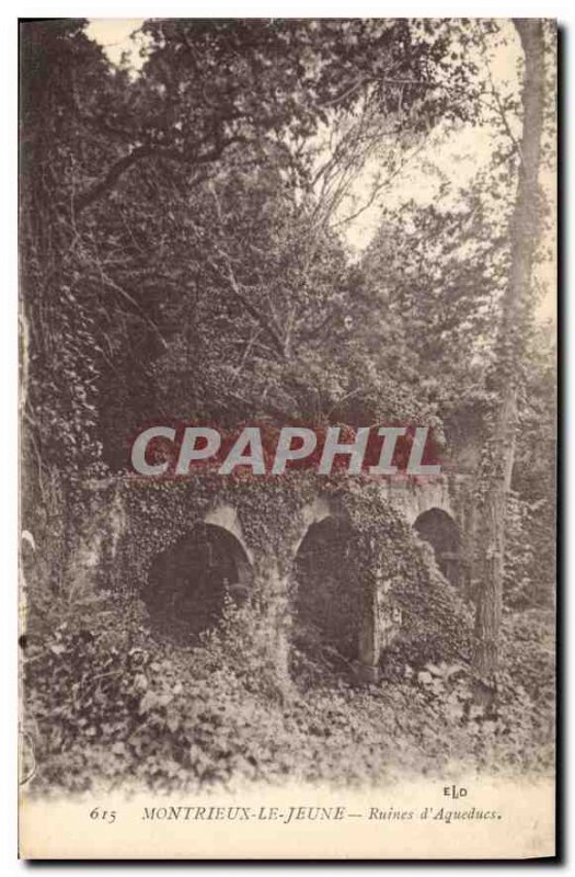 Old Postcard The Young Montrieux Ruins of Aqueducts