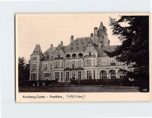 Postcard Kronberg Castle Frankfurt Germany