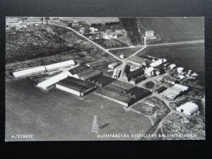 Scotland Aerial View BALLINDALLOCH Glenfarclas Whisky Distillery Old RP Postcard