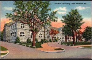 Vintage Postcard Tulane University New Orleans, Louisiana KC3
