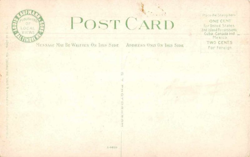 Newport News Virginia pier & elevator C & O Passenger Station antique pc BB1465