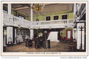 Pennsylvania Williamsport Interior Acacia Club