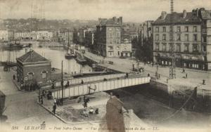 CPA Le HAVRE - Pont Notre-Dame - Vue générale sur le Bassin du Roi (201104)