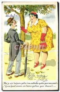 Old Postcard Fantasy Humor