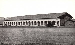 Vintage Postcard Mission San Fernando Rey De Espagna 1797 California Pacific Nov