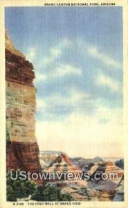 High Wall - Grand Canyon National Park, Arizona AZ Postcard