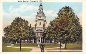 State Capitol Annapolis, Maryland MD s 