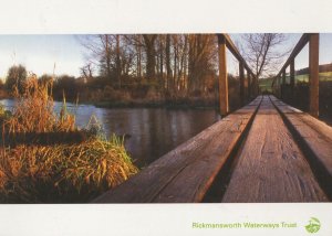 River Chess Sarratt Hertfordshire Rickmansworth Waterways Trust Postcard