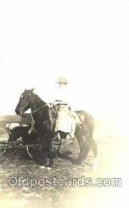 Western, Cowboy, Cowgirl Writing On Back minor yellowing on back from age, da...