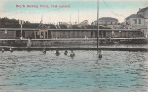East London South Africa Beach Bathing Pools Vintage Postcard AA68820