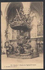 Belgium Postcard - Antwerp - Anvers - Chaire De L'Eglise St Andre   RS5903