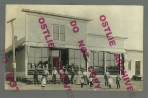 Horton IOWA RPPC 1910 GENERAL STORE F.R. Boyd nr Waverly Plainfield GHOST TOWN 2