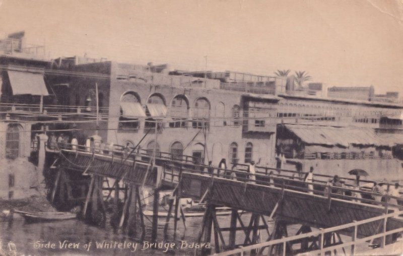 Whiteley Bridge Euphrates Iraq Old Postcard