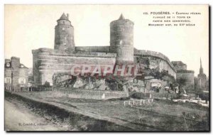 Old Postcard Fougeres Chateau Feodal