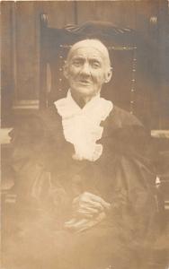 F21/ Interesting Photo RPPC Postcard 1911 Mary Shechy 100th Birthday 13